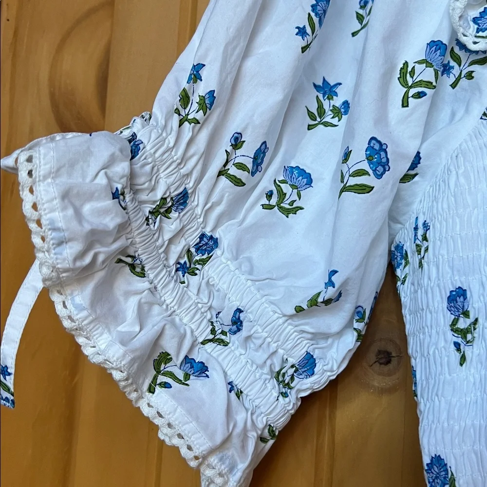 NWOT pink city prints Meryl dress in cobalt - Picture 6 of 13
